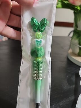 Green Butterfly Decorative Pen